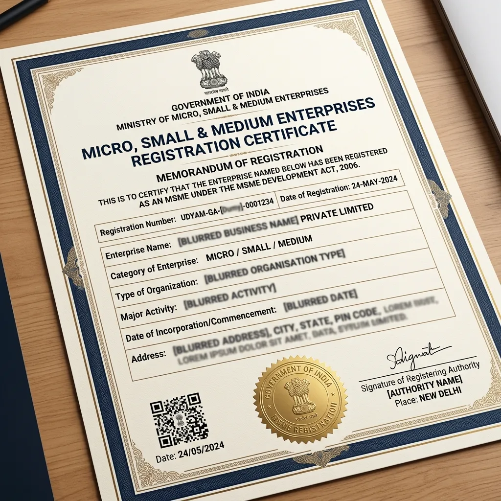 MSME Certificate